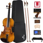 Cecilio CVN-500 Solidwood Ebony Fitted Violin D'addario Strings Full Starter Kit. Fixed Price $149.95.