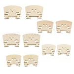 Hordion 10 Pcs 5 Sizes Maple Violin Bridge, 1/8, 1/4, 1/2, 3/4, 4/4, Brown. Fixed Price $9.31.