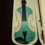 Tower Strings Electric Violin With Case & Bow Professionally Restrung Euc. Fixed Price $259.95.