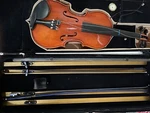 Hermann Beyer Violin E201/4 4/18/2000 Case 4/4 Size Antonius Stradivarius Design. Fixed Price $255.00.