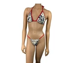 G-string Thong Triangle Top Bikini Set Hundred Dollar Bill Exotic Dance Wear. Fixed Price $28.00.