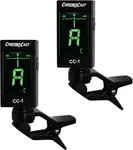 Chromacast 2 Pack CC-1 Clip On Tuner Guitar Ukulele Violin. Fixed Price $24.01.