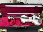 Rare Fender FV-1 Electric Violin White W/orig Case, Shoulder Rest & Bow Mint. Fixed Price $1102.95.