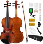 Violin 4/4 Full Size Kit, Fiddle Set For Beginner Adults With Rosewood Bo. Fixed Price $146.99.