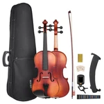 Vevor Violin 4/4 Size Fiddle Set Solidwood For Beginners Matte Brown Patterned. Fixed Price $71.90.