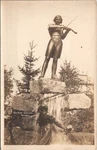 Ole Bull Statue, Bergen Norway Vintage European Monument Postcard. Fixed Price $6.00.