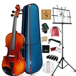 Aileen Solid Wood Violin 4/4 Full Size For Adults Beginners, Fiddle Set S.... Fixed Price $184.79.