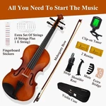 New Violin With Case And Accessories - 4/4 Full Size Phoenix By Inneo. Fixed Price $65.00.