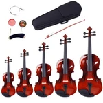 Glarry 1/4 1/2 3/4 4/4 1/8 Size Acoustic Maple Violin Fiddle Set Natural Color. Fixed Price $44.28.