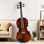 1/4 Size Kids Beginner Acoustic Violin Set - Case Bow Rosin Student Natural. Fixed Price $56.99.