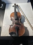 Old Violin Nicolaus Amatus Cremonen Fil Antonij Nepos Facit Germany Ebony Woo. Fixed Price $425.00.