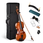 Solid Wood Violin 4/4 Full Size Set Fiddle Matte For Beginner Student. Fixed Price $195.90.