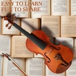 Glarry School Band 4/4 Full Size Acoustic Violin Fiddle With Accessories. Fixed Price $45.94.