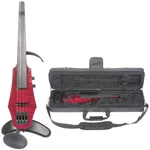 Design WAV-4 Electric 4-STRING Transparent Red Violin With Custom Case. Fixed Price $999.00.