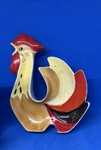 Vintage Holt Howard Ceramic Rooster Spoon Rest Tea Bag Holder Japan. Fixed Price $15.00.