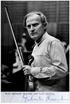 Jewish Violinist Yehudi Menuhin Rare Hand Signed Autograph + Photo Mat. Fixed Price $125.00.
