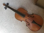 Nicely Flamed Old Violin, Unreadable Label. Fixed Price $199.00.