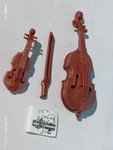 Playmobil Cello Score Violinist Musicians Band. Fixed Price $8.67.