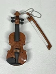 Miniature Toy Violin Use Bow For Sound Plays Songs. Fixed Price $11.99.