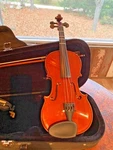 Violin 1/2 Johannes Kohr, 2006 With Wood Bow Serial # 10847, HC100. Fixed Price $650.00.