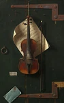 William Michael Harnett : "the Old Violin" (1886) - Giclee Fine Art Print. Fixed Price $26.99.