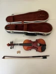 Suzuki Model 101RR Size 1/16 Violin, Japan 1983 With Case & Bow, Very Good Cond. Fixed Price $219.00.