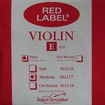 Violin String 4/4 Medium Plain Red Label Super Sensitive SS2117 Instrument. Fixed Price $7.50.