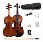 Left-hand 4/4 Electric Violin Maple Spruce Wood Handmade Acoustic. Fixed Price $135.00.