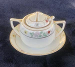 Noritake Sugar Jelly Bowl Nippon M 1914 - 1921 Hand Painted Flowers Gold Antique. Fixed Price $19.99.