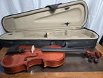 3/4 Size Academy 145 Au Violin W/bow & Case Euc. Fixed Price $30.00.