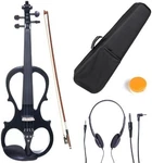 Cecilio 4/4 CEVN-1BK Solid Wood Electric/silent Violin W/ Ebony Fittings, Black. Fixed Price $55.99.