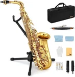 Eastar As- Alto Saxophone For Sale Flat Key With Floor Stand Hard Case. Fixed Price $225.58.