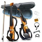 Premium Carbon Fiber Electric Violin Full Size 4/4,PROFESSIONAL Viol.... Fixed Price $200.26.