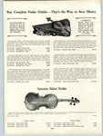 1931 Paper Antonio Saleri Violin Nicola Gagliano Copy Hand Made Stradivarius. Fixed Price $14.99.