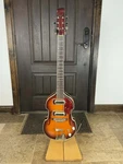 Conrad Violin Scroll Headstock Guitar Mij 1960S Hollow Body Electric. Fixed Price $399.99.