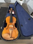 Siegler Model HS-20 Sized 4/4 Violin, Good Condition, With Case ( No Bow). Fixed Price $159.00.