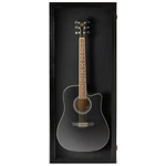 Black Finish Acoustic Guitar Display Case Solid Hardwood With Locks. Fixed Price $189.95.