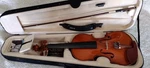 Cecilio Violin 4/4 Cvn - 200 + Bow, Bridge, Shoulder Rest, Strings, Rosin & Pipe. Fixed Price $65.00.