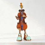 Nostalgic Violin Sculpture For Home Decor, Melody-playing Ornament .... Fixed Price $29.92.