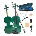 Electric Violin 4/4 String Acoustic Ebony Fittings With Case, Bow. Fixed Price $126.00.