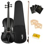 Viola 16 Inch Solid Wood Hand Carved Acoustic Kit Hard Case Bow Black Mendini. Fixed Price $259.99.