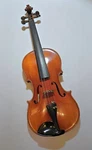 Karl Herrmann 1961 German Stradaverious Reproduction Violin With Sivori Bow. Fixed Price $375.00.
