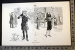 1925 Master Violin Musician Flapper Woman Charles Dana Gibson Art Print FC3349. Fixed Price $48.95.