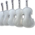 1PCS Unfinished Violin White Embryo 4/4 Solid Flame Maple For Luthier Fan Art. Fixed Price $159.00.