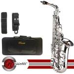 Rossetti 1157-N Eb Nickel Brass Student Alto Saxophone With Case, Mouthpiece. Fixed Price $922.00.