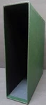 3 1/8" Scott Specialty Specialized Green Dust Case For 2 Post Stamp Album Binder. Fixed Price $29.99.
