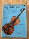 Easy Violin Pieces: World's Favorite Series #91 By Hal Leonard C1976. Fixed Price $10.00.