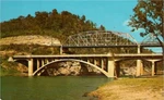 Forsyth Missouri Mo Twin Bridges Over Swan Creek Shadow Rock Ozarks Postcard. Fixed Price $5.95.
