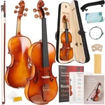 Violin 4/4 Full Size Jujube Wood Acoustic Fiddle Beginner Kmise Tough Glossy. Fixed Price $209.99.