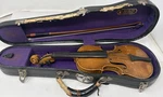 Vintage John Juzek Signed 1/16 Size Prague Czechoslovakia Violin + Bow & Case. Fixed Price $250.75.